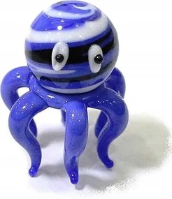 Üveg Figurka Kék Polip Asztalra