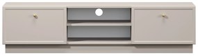 Lorini TV-szekrény 150 cm fiókokkal - kasmír / arany fogantyúk