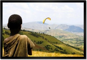 Poszterek keretben 60x40 Ejtőernyős repülés