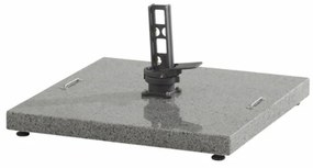 Horizon Premium slnečník 300x300 cm sivohnedý + záťaž a ochr. plachta