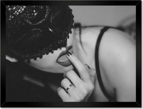 Poszterek keretben 40x30 Nők maszkban Szórakozás