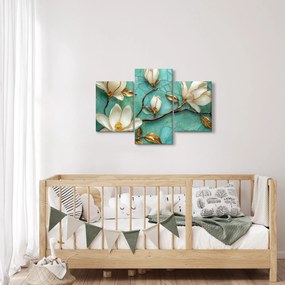 Kép - 3D magnóliák (90x60 cm)