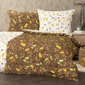 4Home Ősz krepp ágyneműhuzat, 160 x 200 cm, 70 x 80 cm, 160 x 200 cm, 70 x 80 cm