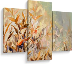Kép - Festett növények (90x60 cm)