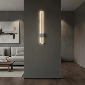 LED fali lámpa FLORENTYNA LED/24W/230V 4000K fekete/fehér