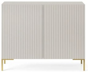 Szekrény Lamellito L3  (szürkés bézs + arany). 1099064
