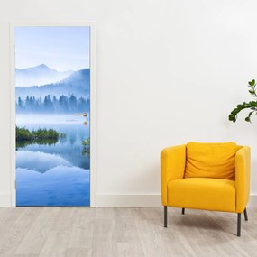 Fotótapéta ajtóra - Hegyi tó (95x205cm)