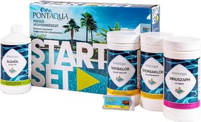 Pontaqua START SET induló vegyszerkészlet családi medencéhez