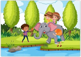 Poszterek A0 Szint Ăllatkert Ăllatok Szafari ElefĂĄnt