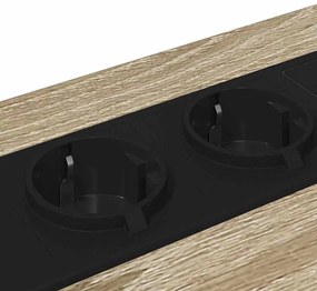 Éjjeliszekrény 2 pcs Sonoma tölgy 40 x 31 x 60 cm Faanyag