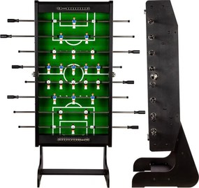 GamesPlanet® Csocsóasztal LIVERPOOL Fekete 141 x 125 cm