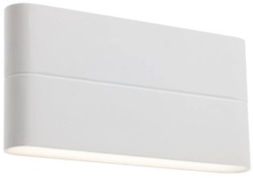 Kültéri Fali lámpa, fehér, 3000K melegfehér, beépített LED, 650 lm, Redo Pocket 9622