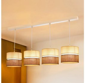 Brilagi Brilagi - ROYAL YUTE lógólámpa 4xE27/15W/230V bézs/krém/fehér BG1271