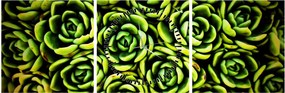 Sziklák képe (órával) (90x30 cm)