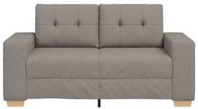 tópszínű szövet loveseat kanapé 120 cm