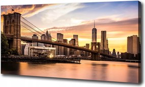 Vászonkép Brooklyn híd 100x70 cm