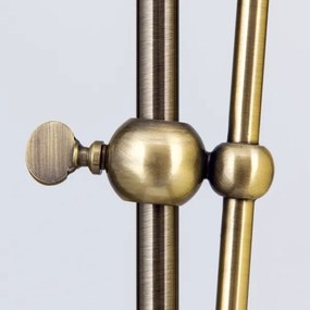 Orion Stl 12-1101/1 - Állólámpa TONIA 1xE27/60W/230V 183 cm fehér/bronz