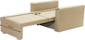 MONDI fotelágy Fekete