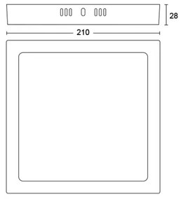 Philips - LED Mennyezeti lámpa MAGNEOS LED/12W/230V 2700K fekete