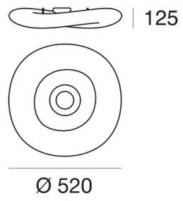 Linea Light 8006 - LED Dimmelhető mennyezeti lámpa MR. MAGOO LED/23W/230V