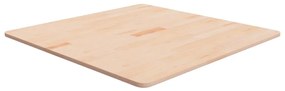 kezeletlen tömör tölgyfa asztallap 80x80x1,5 cm