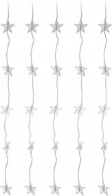 Lights4fun 120 cm-es hálózati fényfüzér, fehér, R4