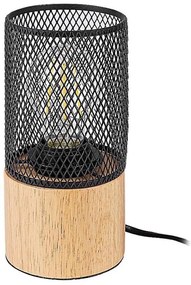 Rabalux 74040 - CALLUM asztali lámpa 1xE27/25W/230V bükk