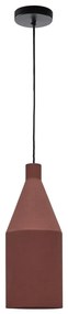Terrakotta színű függőlámpa fém búrával ø 15 cm Peralta – Kave Home