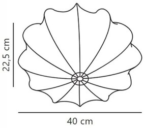 Nordlux - Mennyezeti lámpa AERON 1xE27/40W/230V átm. 40 cm