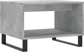 vidaXL betonszürke szerelt fa dohányzóasztal 60 x 50 x 40 cm