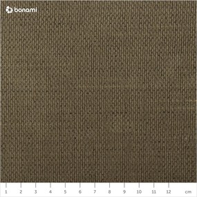 Sötétzöld kárpitozott franciaágy tárolóhellyel, ágyráccsal 160x200 cm Jagna – Bobochic Paris