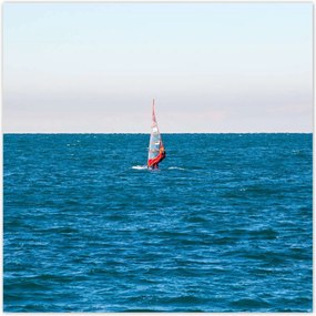 Poszterek 100x100 Windsurfer trieste tenger