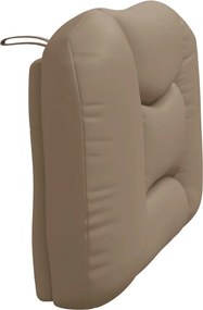 cappuccino színű műbőr fejtámla párna Hvar 80 cm