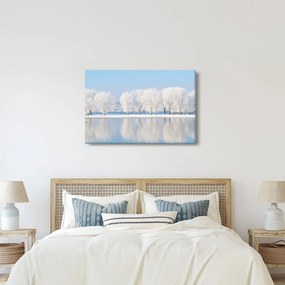 Egy kép egy téli tájról (90x60 cm)