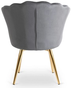 Szürke Bársony Étkezőszék VIOLA