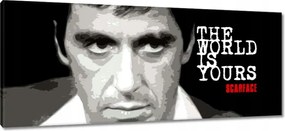 100x40 cm-es képek A világ a tiéd Pacino