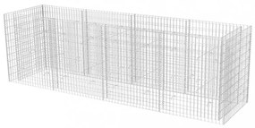 acél gabion magaságyás 360 x 90 x 100 cm