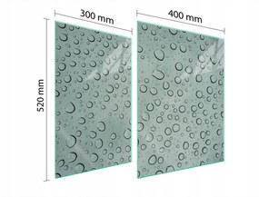 Üveg Tűzhelyvédő Főzőlap 70x52 Csepp Edzett Üveg