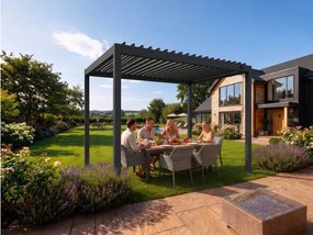 bioklimatikus pergola LANITPLAST ALUGARDEN 3x3 m LG5062