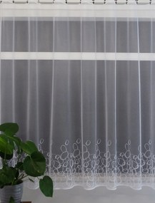 Mg Függöny 31915 Fehér 350x140cm kész ólomszalaggal M