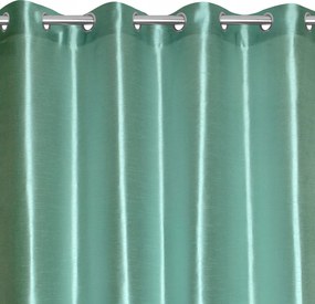 Satine Dekorációs függöny átvezetőkkel 140 x 260 cm zöld