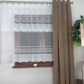 Jacquard készfüggöny Bista H999 350x160 cm fehér