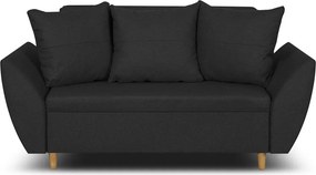 ALEX Kétszemélyes kinyitható kanapé Sötétszürke