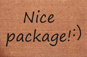 Vicces bejárati Lábtörlő szép csomag