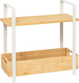 Bambusz konyhai polc fűszertartó állványon konyhai kiegészítő