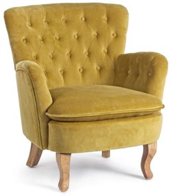 ORLINS mustársárga fotel