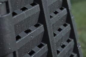 Kerti műanyag komposztáló 1000 L fekete