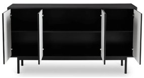 Komoda MARLEN 155 cm Czarna