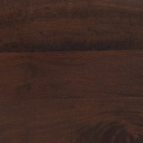 barna tömör mangófa TV-szekrény 100 x 34 x 46 cm