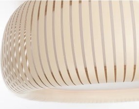Mennyezeti lámpa STRIPES 2xE27/40W/230V átm. 55 cm krémszínű/fehér